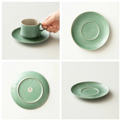 Ly đĩa sứ ORIGAMI Flare Coffee Cup Saucer 200ml