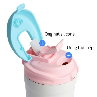 Bình Giữ Nhiệt LocknLock Dual Flip - 2 Dung Tích (320ml và 430ml) - LHC4290YRED, LHC4298MIT