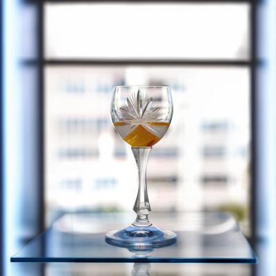 Bộ 6 ly rượu mạnh mài khuyết 065 ml Tiệp Khắc