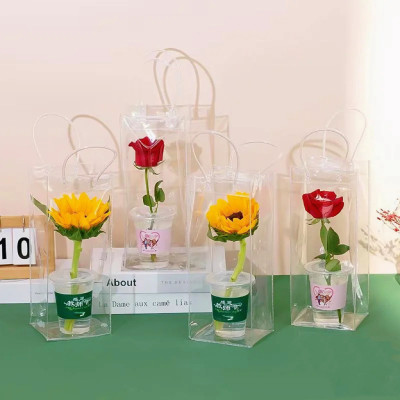 Túi Nhựa Trong Suốt Đựng Ly Giữ Nhiệt/Bình Giữ Nhiệt Tiện Lợi - Chính Hãng