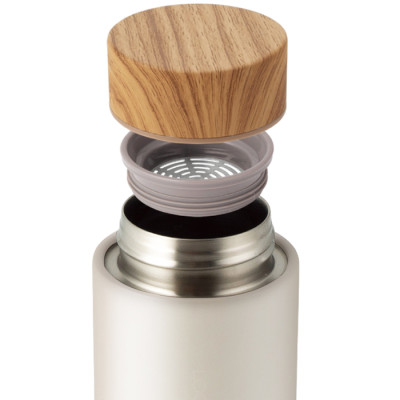 Bình giữ nhiệt Lock&Lock Flat nắp gỗ 400ml - LHC4227