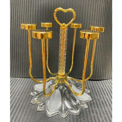 Sét bình đựng nước uống thuỷ tinh chịu nhiệt cao cấp có kèm khay và giá úp cốc siêu sịn, đảm bảo an toàn cho sức khoẻ