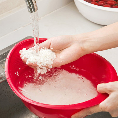 Thau rửa đa năng có rãnh thoát nước tiện lợi Nakaya Freille 2.1L - Hàng nội địa Nhật Bản |#Made in Japan| |#K-538|