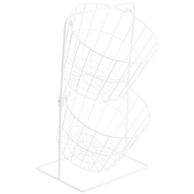 Giỏ kim loại tròn đa năng 2 tầng hay hứng nước . Phân phối bởi Cobi Home.