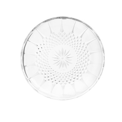 Khay trái cây nhựa JB vân gợn sóng - Trong suốt - Hàng nhập khẩu chính hãng Cobihome