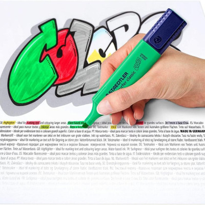 Bút Đánh Dấu Dòng Staedtle 364 C-550 - Xanh Lá