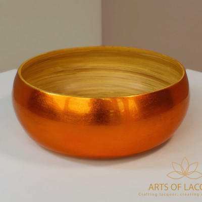 Bát Sơn Mài Mạ Vàng