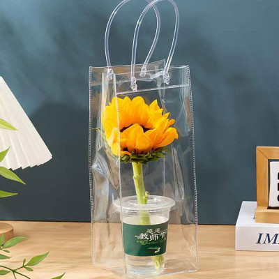 Túi Nhựa Trong Suốt Đựng Ly Giữ Nhiệt/Bình Giữ Nhiệt Tiện Lợi - Chính Hãng