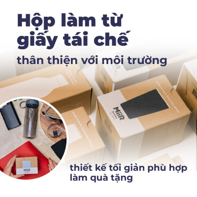 MiiR - Ly giữ nhiệt Tumbler Kèm Ống Hút - Màu Xanh Sương Mai/ Hồng Gỗ- 473ml