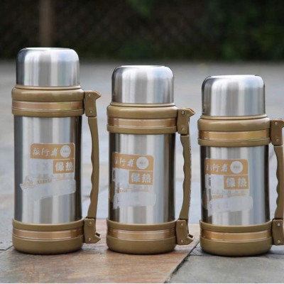 Bình Giữ Nhiệt Thép Không Gỉ 304, Bình Nước Dung Tích Lớn Cho Nam Nữ, Phù Hợp Với Công Trường Và Hoạt Động Ngoài Trời - HÀNG CHÍNH HÃNG MINIIN