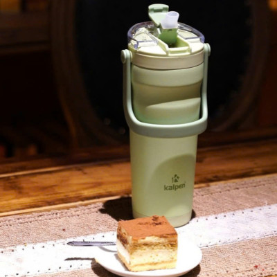 Cốc giữ nhiệt Inox 304 Kalpen E3 dung tích 700ml chuẩn Đức - Xanh lá, Xanh Ngọc