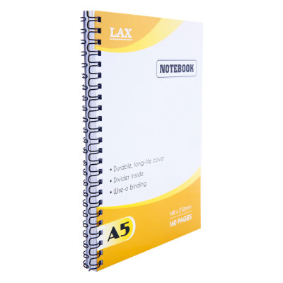 Sổ Lò Xo A5 LAX 160 Trang Bìa Giấy