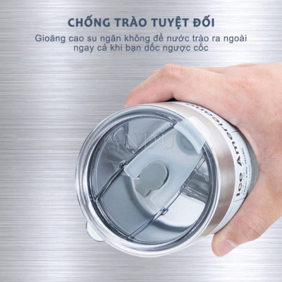 Ly Giữ Nhiệt 600ml Inox Cao Cấp Không G - Cốc Uống Nước Giữ Nhiệt Có Ống Hút Siêu Tiện Lợi Chính Hãng