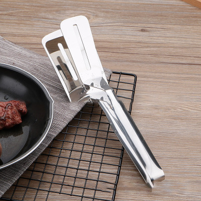 Xẻng Kẹp gắp thực phẩm Kẹp gắp lật chiên nướng đồ ăn bằng INOX 304 Cao Cấp 