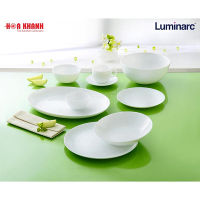 Tô Thủy Tinh Luminarc Diwali Trắng 21cm - 1 tô - N3976