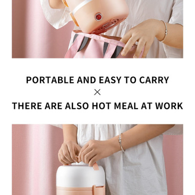 Hộp Cơm Điện Cặp Lồng Điện Hâm Cơm Tự Động 3 Tầng PS-103 - Màu Ngẫu Nhiên - Hàng Chính Hãng