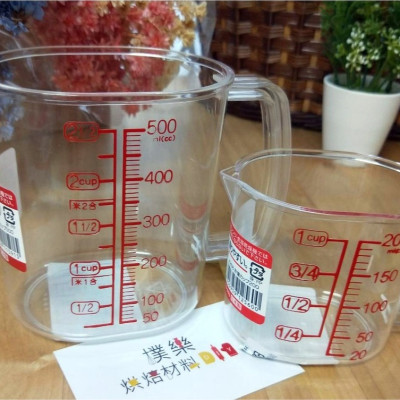 Cốc đo lường đa năng Nakaya (200ml / 500ml) - Hàng nội địa Nhật Bản |nhập khẩu chính hãng| |#Made in Japan|