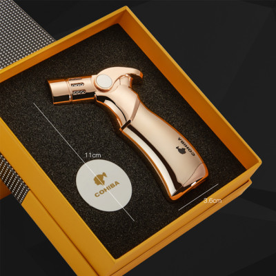 Vỏ Hột Quẹt Bật Lửa Khò 4 Tia  COB-956 Thiết Kế Sang Trọng Đẹp Độc - Dùng Gas Cao Cấp