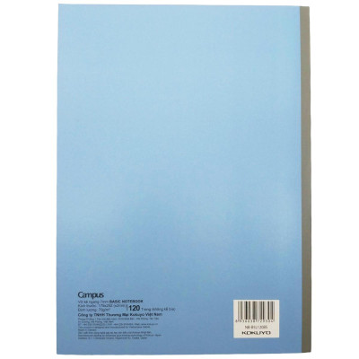 Tập Basic Notebook - Kẻ Ngang - 120 Trang 70gsm - Campus NB-B5L120BS