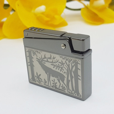 Vỏ Hột Quẹt Bật Lửa Gas Đá Honest BCZ-4004 Thiết Kế Nhỏ Gọn Sang Trọng Nhiều Hình - Dùng Gas Đá Cao Cấp