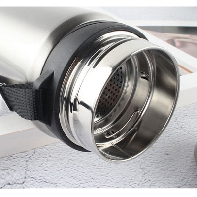 Bình Giữ Nhiệt Inox 304 Đựng Nước, Có Lõi Lọc Trà Và Dây Treo 1000-1200-1500ml Giữ Nhiệt Lâu Tốt Trên 15H- Hàng Chính Hãng MINIIN