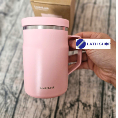 [LOCK&LOCK] Ca Giữ Nhiệt Metro Mug Có Tay Cầm, Nắp Vặn HC4263 475ml (16 oz) - Hàng Chính Hãng