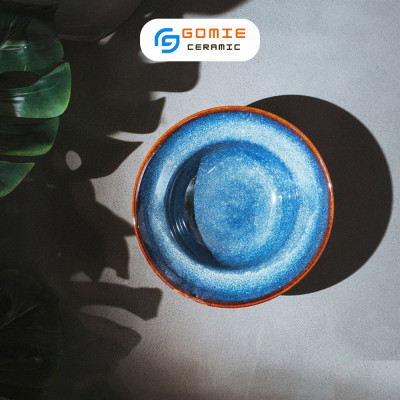 Bát Tô Loe D18 Men Xanh Hoả Biến