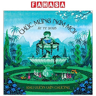 Lịch Để Bàn Ất Tỵ 2025 - Khu Vườn Văn Chương Kèm Túi Đựng Lịch