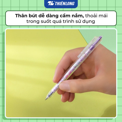 Combo 5/10/20 Bút gel Quick Dry Thiên Long GEL-045