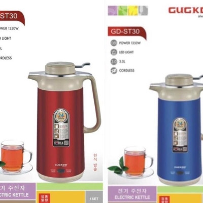 Bình Giữ Nhiệt 2 Trong 1 Kiêm Bình Siêu Tốc Điện GUGKDD GD-ST30 (3 lít) 1000W - Màu Ngẫu Nhiên - Hàng Chính Hãng