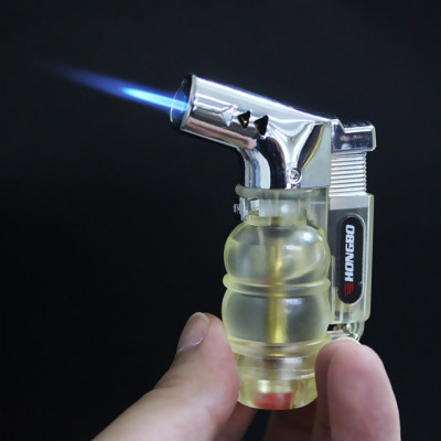 Vỏ Hột Quẹt Bật Lửa Khò Gas 1 Tia Kiêm Móc Khóa Tiện Lợi Hongbo HB853 Thiết Kế Đẹp Độc Lạ - Giao Màu Ngẫu Nhiên