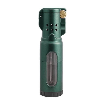 Vỏ Hộp Quet Bật Lửa Khò Ga Đá 3 Tia ZB-663, có ô quan sát dung lượng ga trong suốt