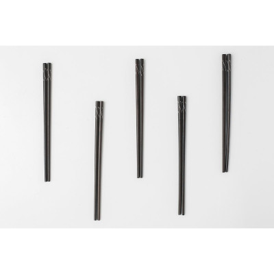 Hộp 10 đôi đũa cẩm xoắn PHUSANG được làm từ gỗ tự nhiên không chất bảo quản dùng trong nhà hàng khách sạn và bàn ăn và xào nấu