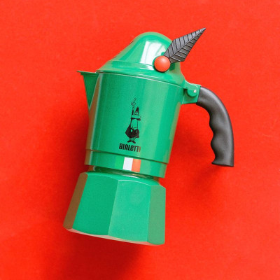  Ấm pha cafe Bialetti Moka Express Alpina - 3 tách/ lần ( không dùng cho bếp từ ) hàng chính hãng