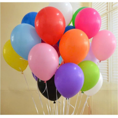 Bịch 100 Bong bóng cao su đủ màu Pastel size từ 22-25 cm phụ kiện trang trí không thể thiếu trong các bữa tiệc - HENRYSA