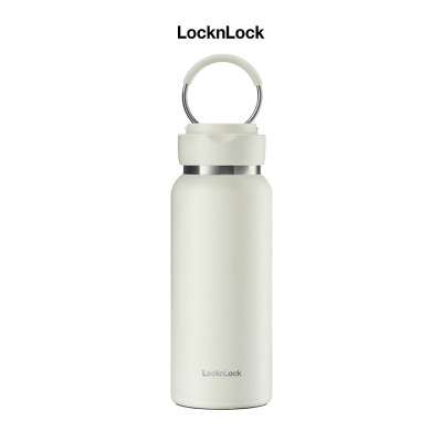 Bình giữ nhiệt inox LocknLock Sling Ring Tumbler 650ml LHC4321 800ml LHC4322, Hàng chính hãng, quai cầm tiện lợi - JoyMall