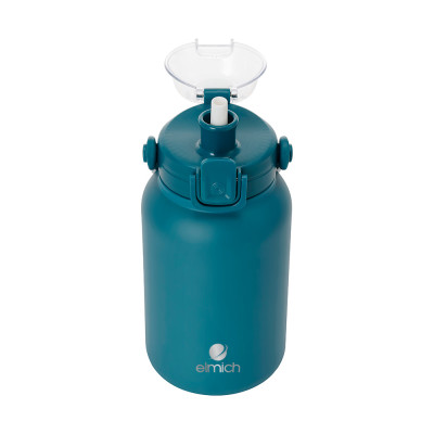 Bình giữ nhiệt Elmich EL8373 1.2L, Hàng chính hãng, inox 304, nắp mở 1 chạm, quai xách -JoyMall