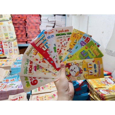 Com bo 10 xấp 100 bao xì xì Tết  truyền thống đa dạng nhiều màu , nhiều mẫu dễ thương và cute 