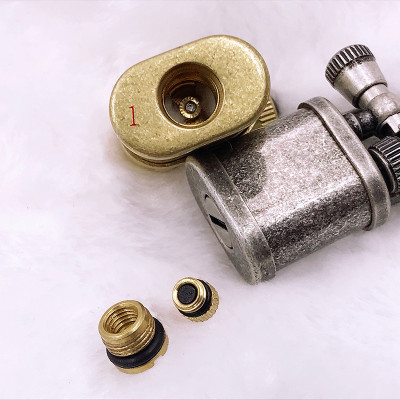 Vỏ Hột Quẹt Bật Lửa Thủ Công TC1703 Kiểu Dáng Nhỏ Gọn Bằng Đồng Cực Chất - Màu Vàng