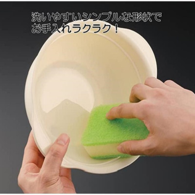 Combo bát tô dùng trong lò vi sóng 1200ml + set 3 miếng mút rửa xoong nồi, ấm chảo - made in Japan