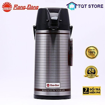 Phích nước cao cấp Rạng Đông 2,0 lít vỏ Inox, Giữ nhiệt nóng lạnh, Pha trà thảo mộc, Model: RD-2045 ST3.E