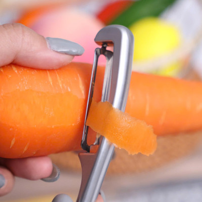 Dụng Cụ Nạo Củ Quả Seka Lưỡi Thép Phủ Niken Không Gỉ Cán Chống Trơn Trượt Siêu Bền Đẹp Siêu Sắc Bén