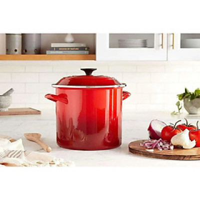 Nồi luộc gà nấu phở Le Creuset 7,6l màu đỏ Hàng chính hãng