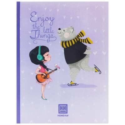 Combo 5 Vở Class Dreaming Bear - 4 Ly Ngang 96 Trang ĐL 70g/m2 - Hồng Hà (Mẫu Màu Giao Ngẫu Nhiên)