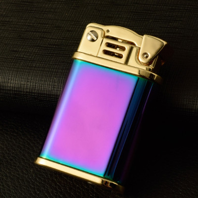 Vỏ Hột Quẹt Bật Lửa Xăng Chief CF211 Làm Bằng Đồng Nguyên Khối Nhiều Màu - Dùng Xăng Bấc Đá Cao Cấp