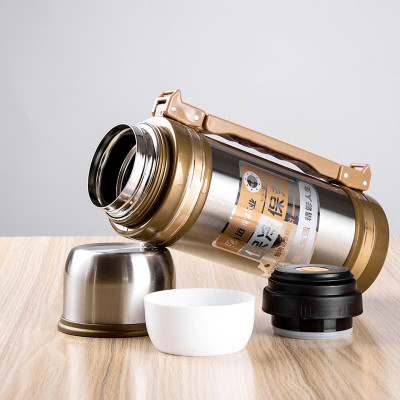 Bình Giữ Nhiệt Thép Không Gỉ 304, Bình Nước Dung Tích Lớn Cho Nam Nữ, Phù Hợp Với Công Trường Và Hoạt Động Ngoài Trời - HÀNG CHÍNH HÃNG MINIIN