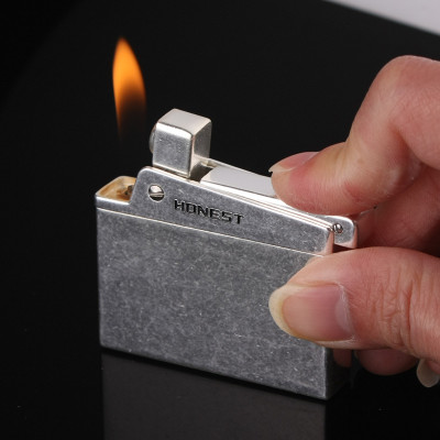 Vỏ Hột Quẹt Bật Lửa Gas Đá Honest BCZ-4004 Thiết Kế Nhỏ Gọn Sang Trọng Nhiều Hình - Dùng Gas Đá Cao Cấp