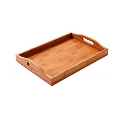 Khay đựng cốc uống nước gỗ tre