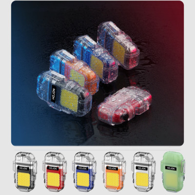 Vỏ Hột Quẹt Hojon F33 Plasma 2 Tia Sạc USB Kiêm Đèn Pin Siêu Sáng Chống Nước Cực Tốt - Nhiều Màu