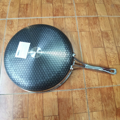 Chảo Noon Song inox 3 lớp đáy từ chống dính 2 mặt Blackcube 32cm hàng xuất Hàn Quốc